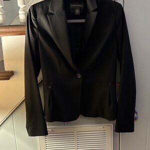 Banana Republic Women's Dark Pinstripe Blazer